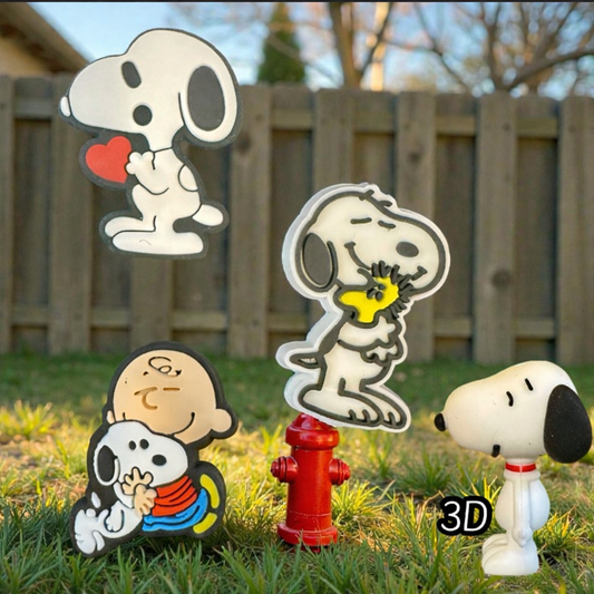 SILICONE FOCAL- Peanuts Characters Snoopy- 4 Options
