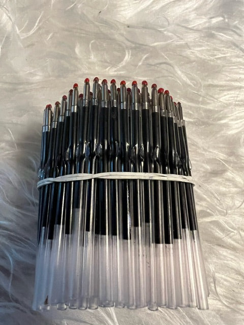 PEN INK REFILLS-BLACK INK (IN SETS OF 10 or 50)