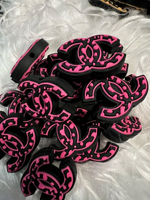 SILICONE FOCALS- C's LEOPARD cow PRINT (6 COLOR OPTIONS)