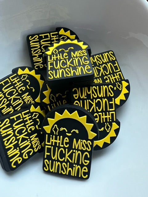 SILICONE FOCAL-LITTLE MISS F*CKING SUNSHINE