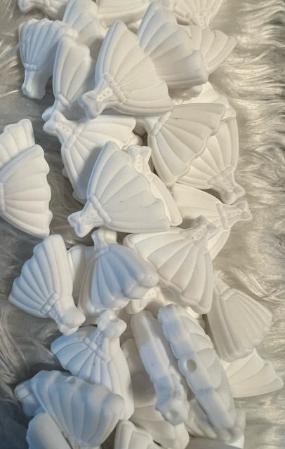 SILICONE FOCALS- WEDDING dresses or tux